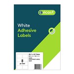 Celcast Labels Laser DL08 991X677mm 8Up White Box 100