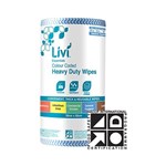 Livi Essentials Commercial Wipes Blue 90 Sheets 300mm X 45m Roll