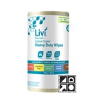 Livi Essentials Commercial Wipes Red 90 Sheets 300mm X 45m Roll