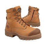 Oliver ZipUp Safety Boots With TPU Sole  EH Protection Wheat