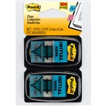 PostIt Flags 680 Twin 25X43mm Pack 2 Initial Here