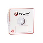 Velcro Stick On Loop Only Dots 22mm 900 Dots White