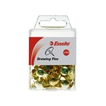 Esselte Drawing Pins Brass Pack 150
