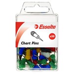 Esselte Pins Chart Pack 50 Asst
