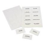 Rexel Convention Badge Insert Cards White Pack 250
