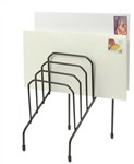 Marbig Step File 6 Slot Wire Organiser Small Black