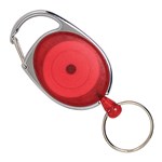 Rexel Id Retractable Snap Lock Key Holders 25mm Pack 4 Red