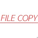 Shiny Stamp File Copy Red