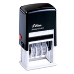 Shiny Stamp Self Inking Dater Paid BlueRed