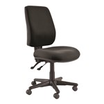 Chair Roma High Back Task Chair Black Fabric Nylon Base