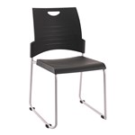 Chair Pronto Sled Universal Polypropylene Chair Black