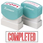 XStamper CXBN 1026 Stamp Completed 42X13mm Red