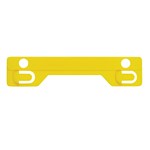 Avery Tubeclip Compressor Bar Only Yellow Pack 25