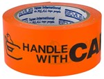 Stylus Tape 3930 Handle With Care 50mmx66M Fluoro Orange