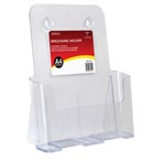 Deflecto Brochure Holder 77001 Free Standing A4 1 Tier Clear