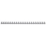 Binding Comb Plastic 19mm 21 Ring Coil Pack 100 White