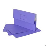 Marbig Document Wallet Slimpick Foolscap Purple