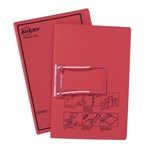 Avery Tubeclip File Foolscap 355x241mm Red With Black Print Pack 20