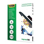 Fellowes Laminating Pouch A4 100 Micron Glossy Pack 100