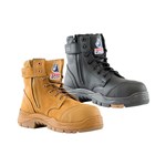 Argyle Composite Safety Boots Lace  Zip with TPU Sole 