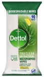 Dettol Disinfectant Wipes Surface CitrusLemongrass Pack 90
