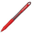 Uniball SN100 Laknock Retractable Pen Medium Red Box12 