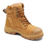 Blundstone RotoFlex 9060 ZipUp Safety Boots With Nitrile Sole  EH Resistant Wheat