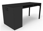 MeetUp Standing Table H1020x D900xw1200 Black Top Charcoal ONLY AVAILABLE IN WA