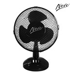 Nero Desk Fan 23cm Black 
