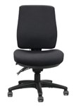 Rapid Chair Air High Back Operator Black Fabric Ergo Air