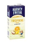 Harvey Fresh UHT Tropical Juice 12 X 1 Litre  Available in WA Only 