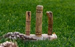 Ocher Bee Acknowledgement To Country Message Stick  Clapstick Set