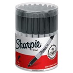 Sharpie Permanent Fine Marker 10mm Black Cannister 36
