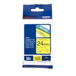 Brother TZE651 Labelling Tape 24mmx8M Black On Yellow