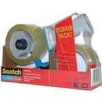 Scotch Tape Dispenser BPS1 Dispenser 2 Rolls Clear Sealing Tape 48mm X 50M