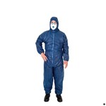 Coverall Disposable Sms Blue Xl