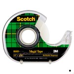 Scotch Magic Tape 810 19mmx329M In Dispenser