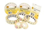 Marbig Tape Office 12mmx66M 762mm Core Clear