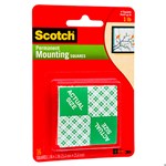 Scotch 111 Permanent Mounting Squares 254X254mm Pack 16