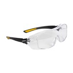 Wirra Eclipse Safety Overglasses Clear Lens Black Arms