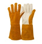 WIRRA Tig Welding Goat Skin Palm Gloves 300mm OrangeCream