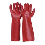 Wirra PVC Chemical Resistant Gloves Red 450mm