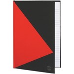 Marbig Notebook A4 Hard Cover Red Black 200 Pages