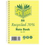 Spirax 813 Recycled Notebook A6 100 Pages