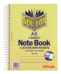 Spirax 572 Notebook 3 Subject A5 210X158mm 300 Pages