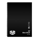 Spirax P595 Pp Notebook Side Open A4 120 Pages Black