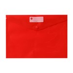 Marbig Doculope Document Wallet A4 With Button Red
