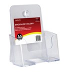 Deflecto Brochure Holder 74901 Free Standing A5 1 Tier Clear