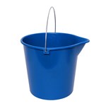 Sabco Round Bucket Wire Handle Blue 10L