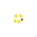 Vista Magnetic Buttons 20mm Pack 10 Yellow